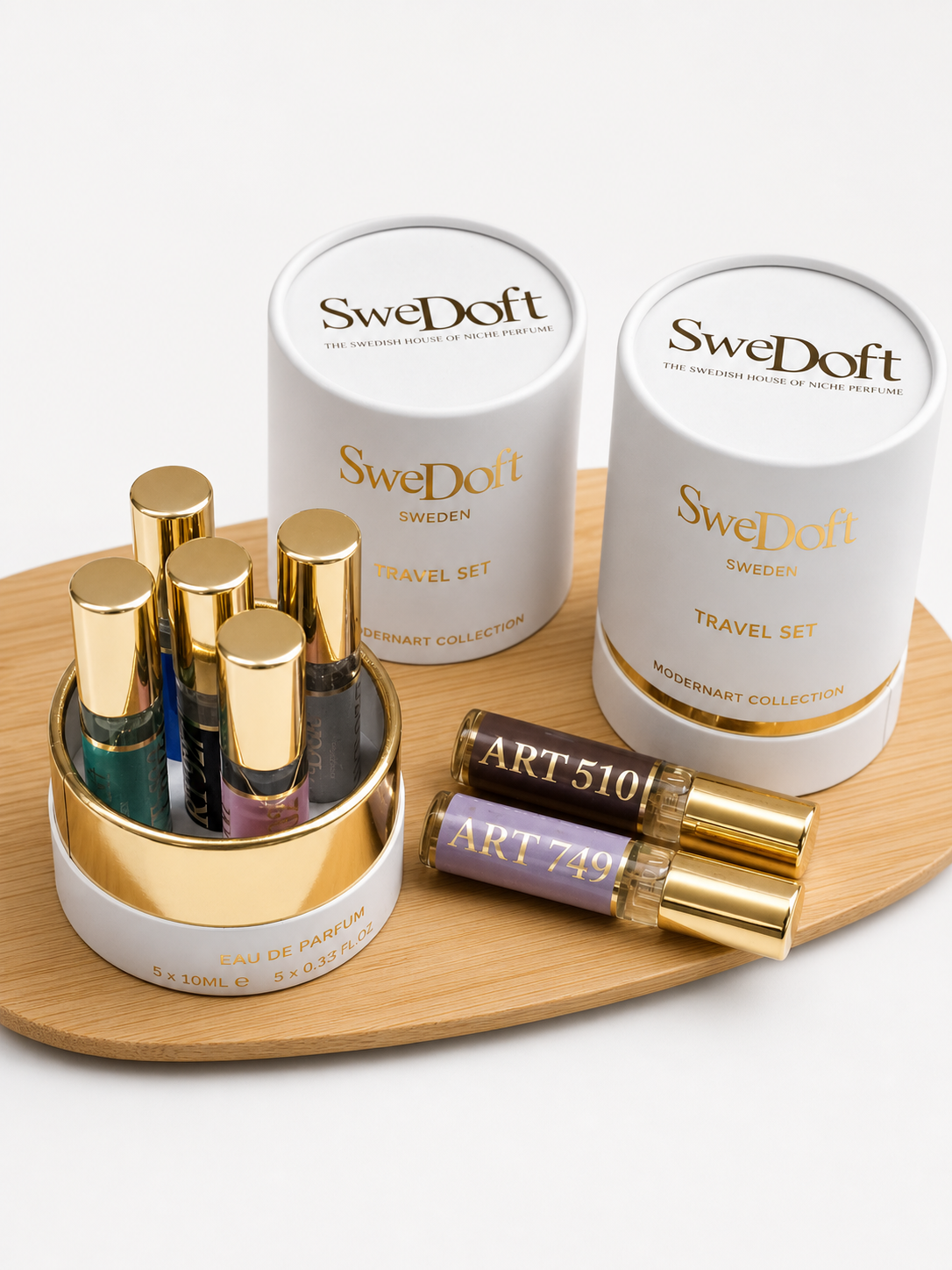 ModernArt Travel set no.6 - Oud, Leather & Deep Smoky Elegance (MEN)